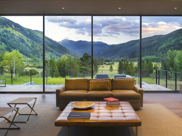 PLATHÉA - Lift and slide metal thermal break window by Capoferri Serramenti - view 2